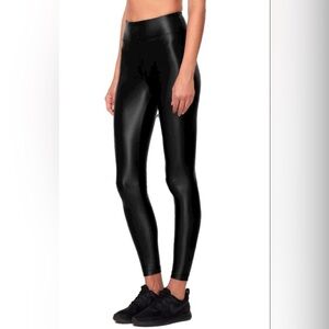 koral leggings: black, full length size: L